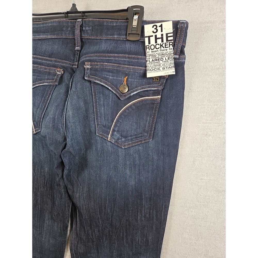 Joe's Jeans Womens 31 The Rocker Dark Wash Boot Cut Lean Flare Fit Jeans NEW - Picture 8 of 14